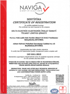 Certificates